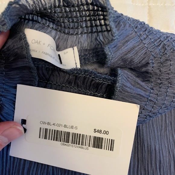 Oak + Fort Sheer Blouse - Picture 3 of 3